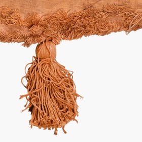 Resim Keten Desenli Terracotta Pike 