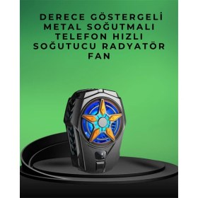 Resim Yarı Iletken Soğutmalı Mobil Fan – Akıllı Telefonlar Için Soğutucu 