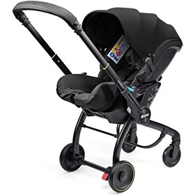 Resim Doona X Bebek Arabasına Dönüşen Tekerlekli I-Size 3 Yatış Pozisyonlu Ana Kucağı Oto Koltuğu - Nitro Black 
