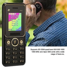 Resim Fockety Yaşlılar için kilidi açılmış cep telefonu, 2G GSM, üç SIM kart, üç bekleme kilidi açılmış cep telefonu, büyük tuşlu, net ses, yaşlılar ve çocuklar için basit telefon 