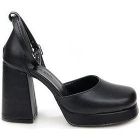Resim Papuçcity Moda Zen 03512 Kadın Topuklu Abiye Ayakkabı Sıyah 