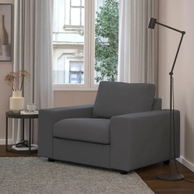Resim IKEA Gri Rahat Kanepe - Tekli Koltuk 