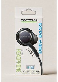 Resim Soffany HF-521 Type-C Girişli Kulak İçi Kablolu Kulaklık 