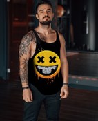 Resim Freeyez Smile Dead Gym Fitness Tank Top Sporcu Atleti 