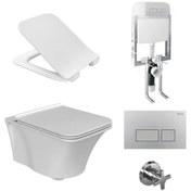 Resim İbiza Rimless Asma Klozet + Gömme Rezervuar Takım 