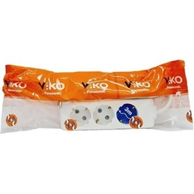 Resim Viko Panasonic Üçlü Grup Priz Topraklı Çocuk Korumalı 3 Metre 
