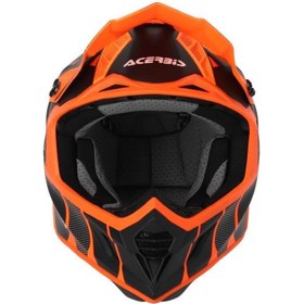 Resim Acerbis X-Track 22-06 Kask Siyah Turuncu 