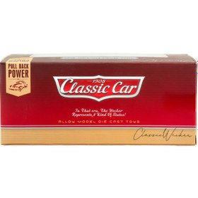 Resim 1:32 Dıe Cast Retro Spor Araba Krem Çok Renkli 