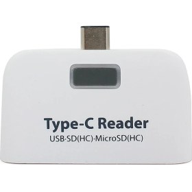 Resim Alfais 4941 Type C Usb 3.1 Kart Okuyucu Micro Usb Sd Card Reader Çevirici Hızlı Aktarım İçin 