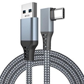 Resim Cosmostech CS000586 Meta Quest Sanal Gerçeklik Gözlüğü 1-2-3-Pro-Pico Uyumlu 3 M 3.2 Hızlı Data Kablosu 