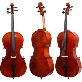 Resim Dominguez DCPG34M Profesyonel Çello (3/4) | Mat Cila Gül Ağacı Aksam 