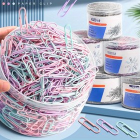 Resim 160/500 Adet Pastel Paslanmaz Çelik Kağıt Klipsi, Su Geçirmez & Paslanmaz, Dayanıklı Metal Not Tutucu ve Kitap Ayracı, Öğrenciler ve Öğretmenler İçin İdeal Ofis ve Okul Malzemeleri 