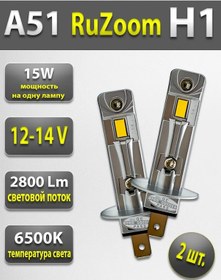 Resim Wild Panda Led Kandil Ampuller Led A51 H1 Otomotiv 367625036 