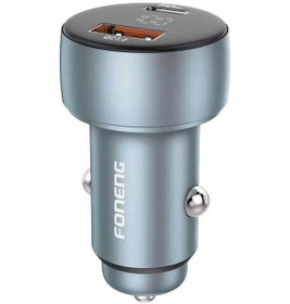 Resim Foneng C18 48w Type-c + Usb Led Gösterge Araç İçi Şarj Adaptörü - 