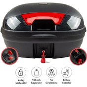 Resim Arwic Motosiklet Çantası 46 Lt Siyah 