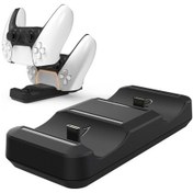 Resim Ps5 İçin Çifte Şarj Aleti Kolu Şarj Cihazı Koltuk Şarj Cihazı Oyun Kolu Şarj Cihazı 