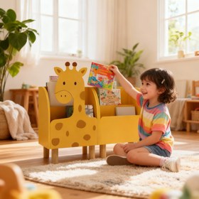 Resim Montessori 2'li Zürafa Kitaplık Seti 