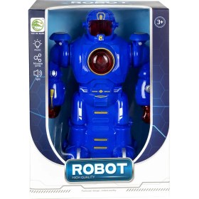 Resim Doop Market Robot - Oyuncak Robot - Işıklı - Sesli - Hareketli - Mavi - Oyuncak 