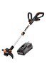 Resim Worx WG163E.2 20 Volt 2.0 Ah Li-ion 30 CM Profesyonel Teleskobik Misinalı Çim ve Kenar Kesme 