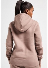 Resim Nike Sportswear Phoenix Fleece Pullover Hoodie Kadın Kapüşonlu Sweatshirt Kahverengi Kahverengi 