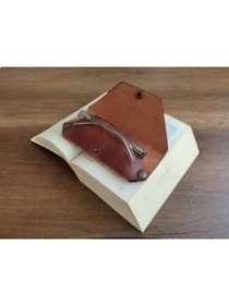 Resim Sumerian Wallet Crazy Deri Tarçın Gözlük Kılıfı (Anahtarlık Hediye) 