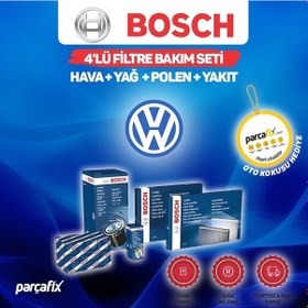 Resim Vw Transporter T5 1.9 Tdı Bosch 4'Lü Filtre Bakım Seti 2004-2009 