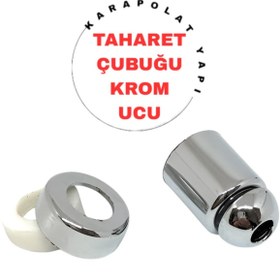 Resim KarapolatYapı Taharet Çubuğu Ucu Krom 