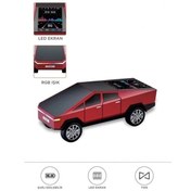 Resim D68 Cyber Model Araba Tasarımlı Bluetooth Hoparlör 15w Güçlü Ses Rgb Led /tws/usb Kırmızı 