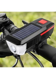 Resim Conventions1 Busstier Güneş Enerjili Usb İle Şarj Edilebilir Led Siyah - Kırmızı 