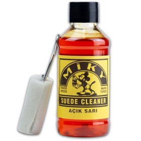 Resim Foottab Miky Açık Sarı Süet Ve Nubuk Likid Ayakkabı Boyası 100 ml, Sünger Hediyeli 