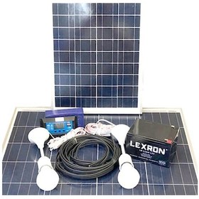 Resim Teknovasyon ARGE 25 W Güneş Paneli Aydınlatma Paketi Solar Paket 