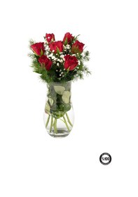 Resim Delizli El İmalati 26 Cm - El İşciliği Vazo Cam Ps26 Beyaz 
