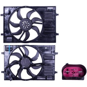 Resim Volkswagen Audi Seat 1.0 1.2 1.4 1.5 1.6 2.0 TSI TDI 2013 Sonrası Fan Motoru 450Mm 
