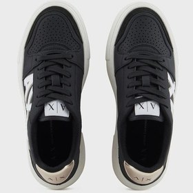 Resim Armani Exchange Bayan Ayakkabı Xdx147 Xv830 T780 Siyah-gold Siyah-gold Siyah - Altın 