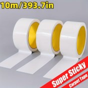 Resim Ultra güçlü su geçirmez kanal bandı, süper yapışkan beyaz halı kumaş bantı, duvarlar, plastikler, cam, ahşap, taşlar, metal yüzeyler için uygun, ev dekorasyonu ve ofis kullanımı için, 10 metre rulo 