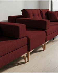 Resim Zeri Modüler Koltuk & Kanepe - Bordo - 173 Bordo 