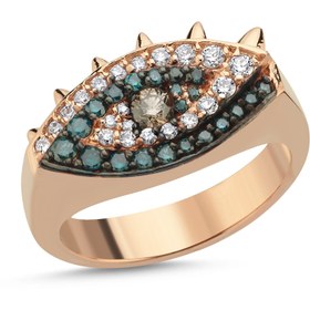 Resim LUCKY EYES DIAMOND RING - White Gold / 16 
