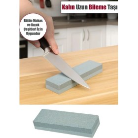 Resim Skygo Bileme Taşı Çift Kumlu Bıçak Satır Nacak Balta Bileme Taşı 20CM 
