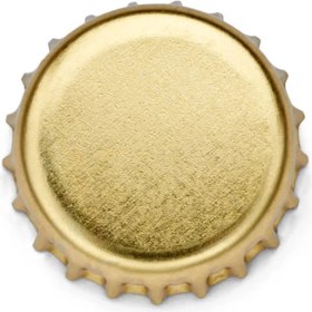 Resim Kombuçça Soda Gazoz Şişe Kapağı - Gold / Gümüş Taç Metal Teneke Kapak 250 Adet 