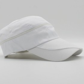 Resim Külah Sporcu Koşu Tenis Vizör Şapka - Beyaz 