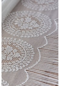 Resim Cozy Masa Örtüsü 145x240cm - Beyaz 