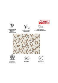 Resim Tink Kendinden Yapışkanlı Kahverengi Petek Desenli Pvc Panel 41x62 Cm 