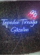 Resim Tepeden Tırnağa Güzelim Güzellik Merkezi Kuaför Neon Led Tabela 