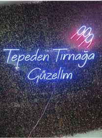 Resim Tepeden Tırnağa Güzelim Güzellik Merkezi Kuaför Neon Led Tabela 