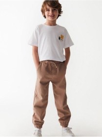 Resim Nk Kids Erkek Çocuk Beli Paçası Lastikli Pantolon-13836-camel Camel 