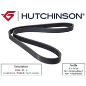 Resim HUTCHINSON 3PK836 V Kayışı Megane 1.6İ 1.6E 1.4 