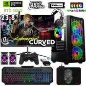 Resim Xaser Thunder X410 Ryzen 5 7500F 16GB Ddr5 Ram 512GB M.2 Nvme SSD 8gb RTX4060 23.8" 180Hz Oyuncu Bilgisayarı 