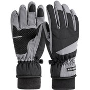 Resim Ximistore9 Kışın Sıcak Tutan Su Geçirmez Kayak Eldiveni, Dokunmatik Ekran Ve Kaymaz Tabanlı Çok Renkli 