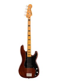 Resim Squier 0374520592 Classic Vibe '70s Precision Bass Gitar Walnut Ceviz Rengi Akçaağaç Klavye Ve Vintage P-bass Tonu 