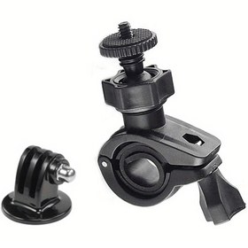 Resim GoPro Hero 11 10 9 8 7 6 5 SJCAM Tripod Adaptörü Kamera Aksesuarları için 360 Derece Dönebilen Bisiklet Tutucu Bisiklet Direksiyon Montaj Standı 